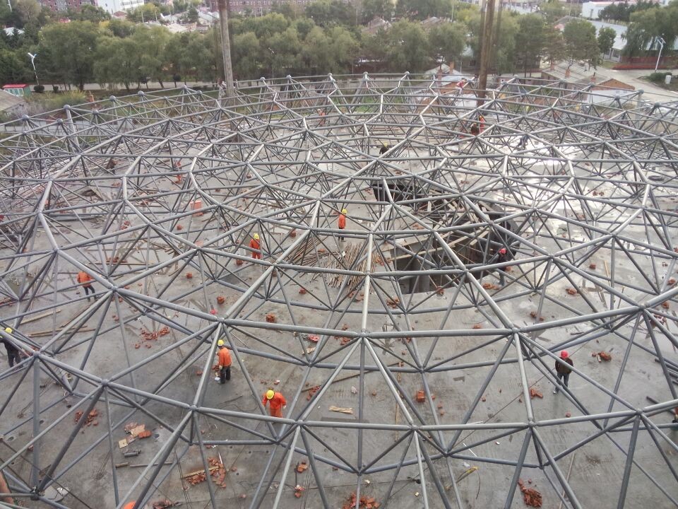 商洛全民健身中心网架